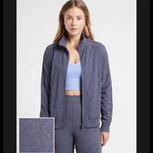 Athleta Brooklyn Bomber Jacket - M, Midieval Violet